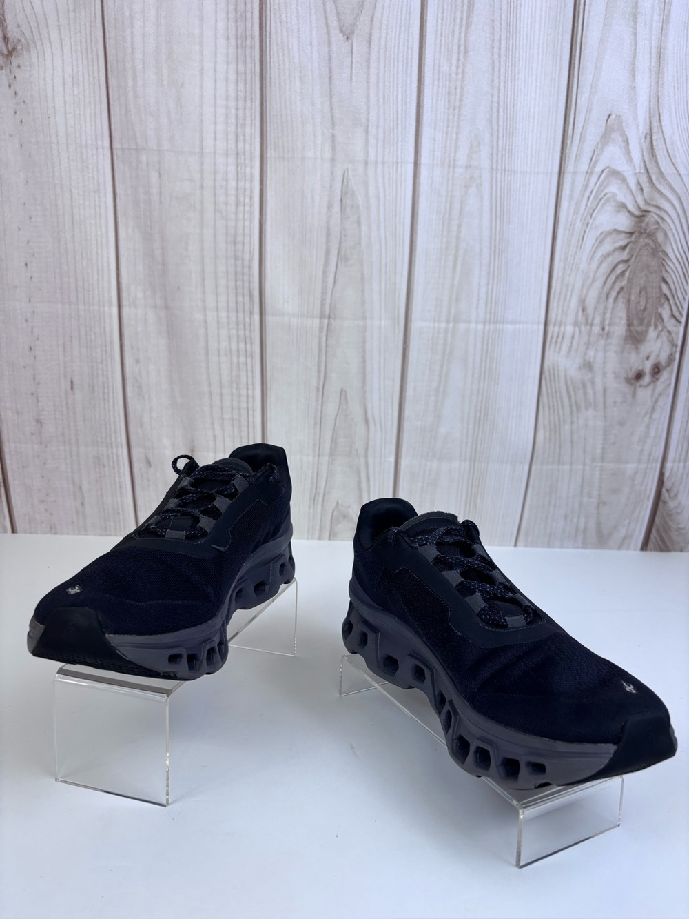 On Running Cloudmonster Shoes Women's Athletic Running Sneakers Black Size 10 - Picture 4 of 14